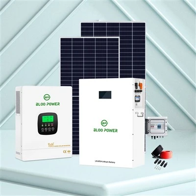 5KWH 5KW Hnub Ci Zog Khoom Hybrid DIY Tsev Neeg Bess